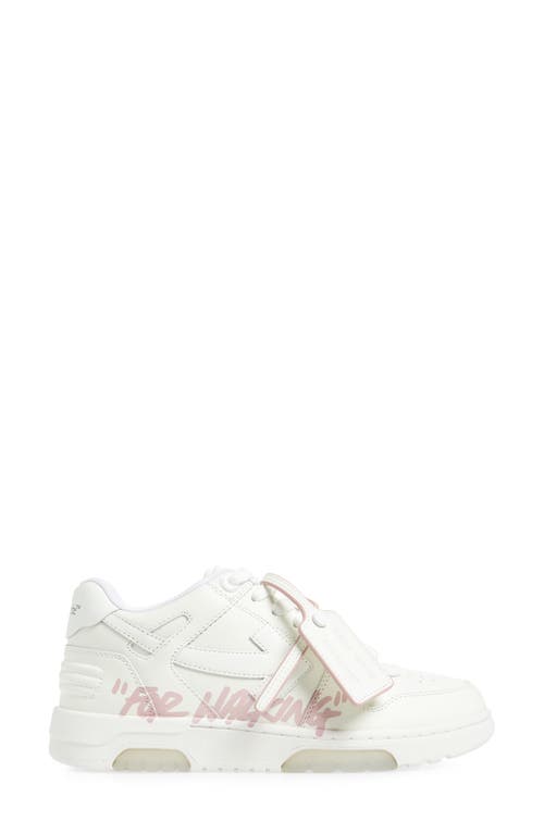 Shop Off-white Out Of Office For Walking Low Top Sneaker In White Pink