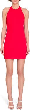 Amanda Uprichard Donahue Halter Cocktail Minidress