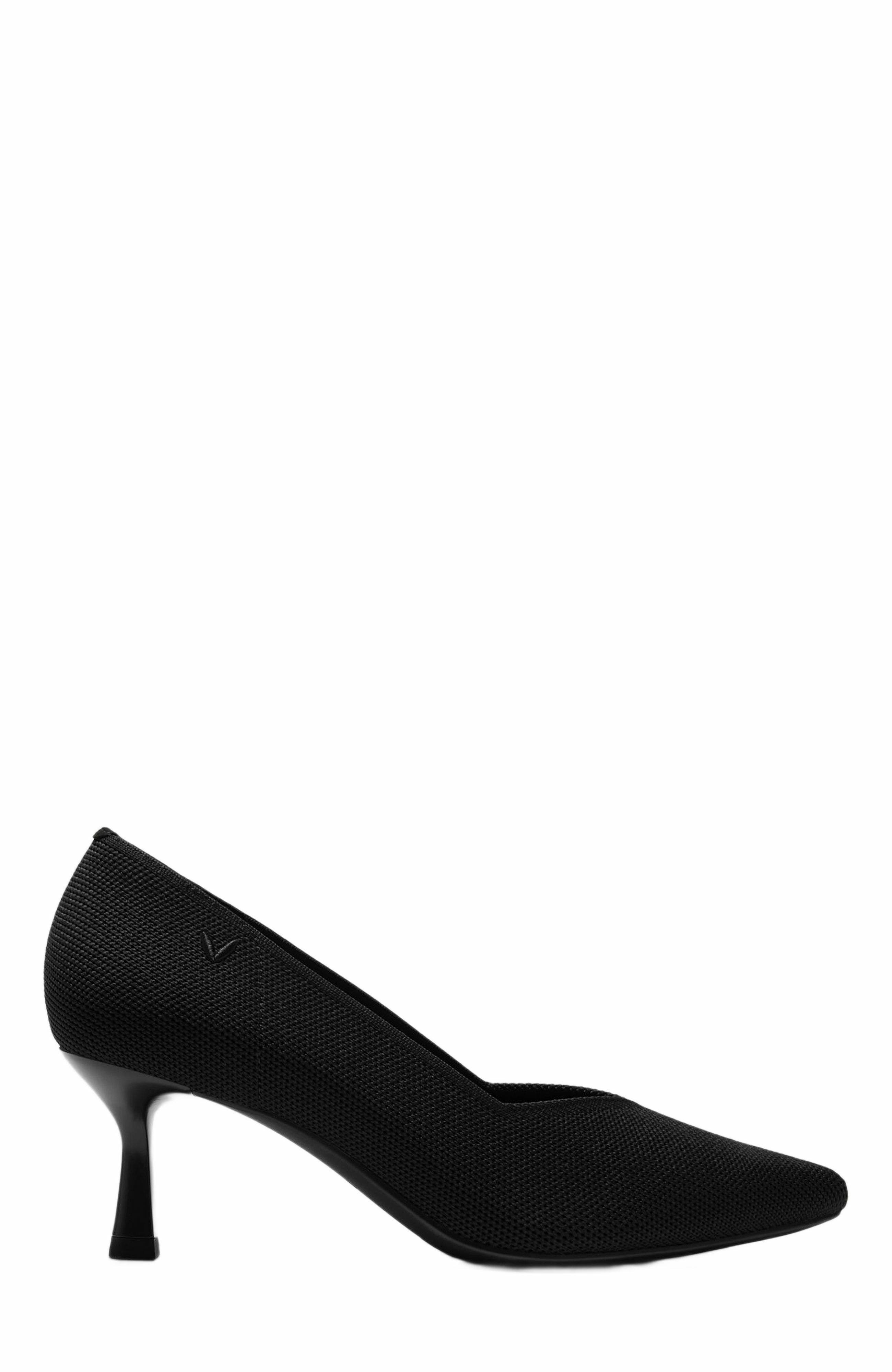 VIVAIA Pointed-Toe Mid Heels, Alternate, color, Black