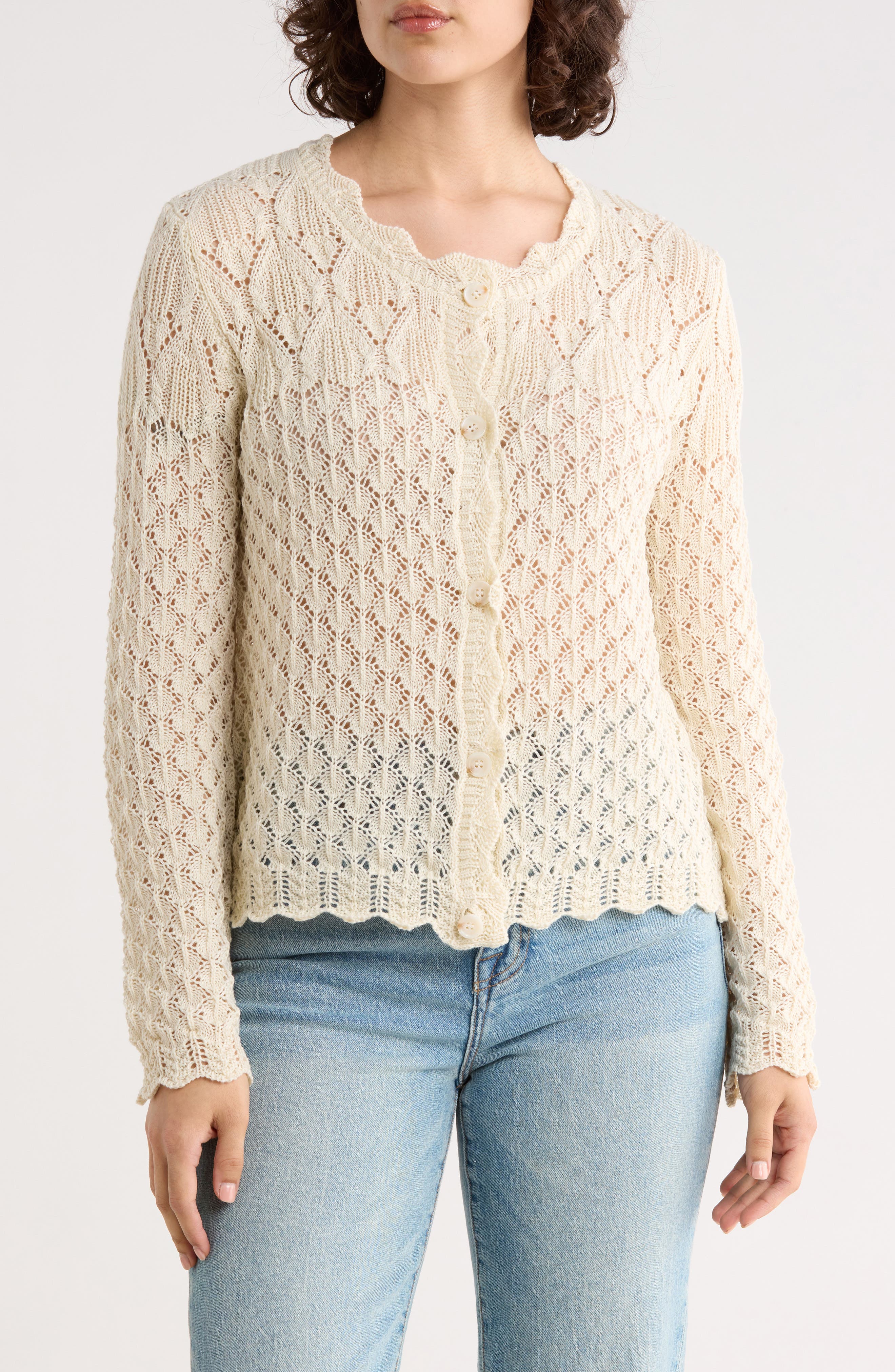 Crochet Cardigan Sweater