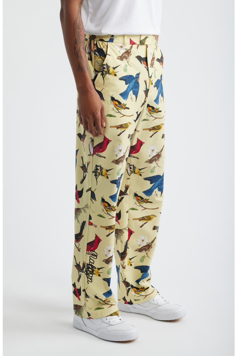 Birds of Georgia Print Magnolia Performance Pants, Alternate, color, BIRD PRINT