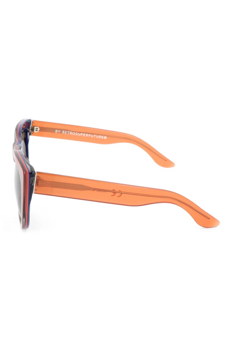 55mm Cat Eye Sunglasses, Alternate, color, BROWN