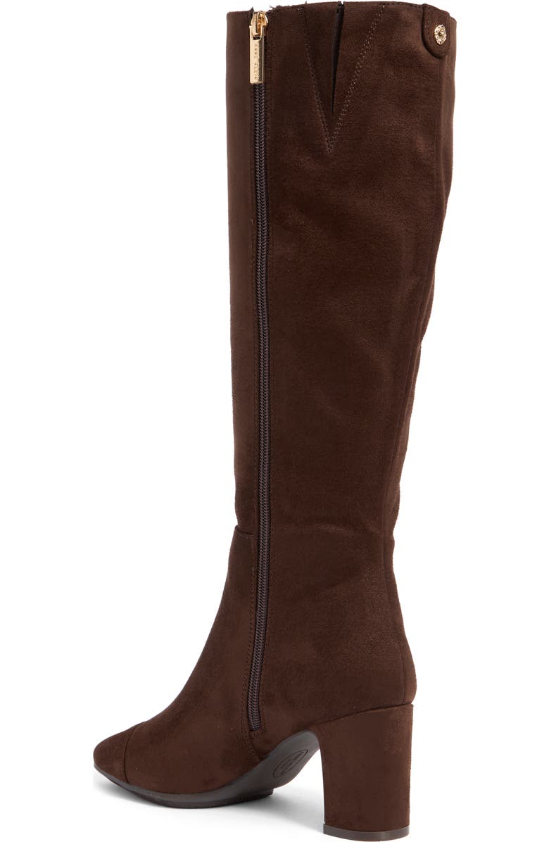 Anne Klein Serafina Cap Toe Tall Boot, Alternate, color, Brown