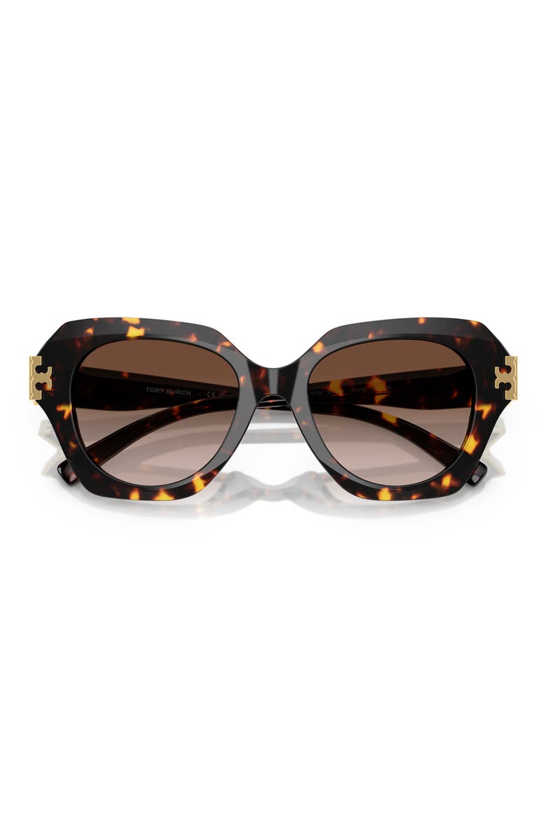 51mm Cat Eye Sunglasses, Alternate, color, BROWN TORT