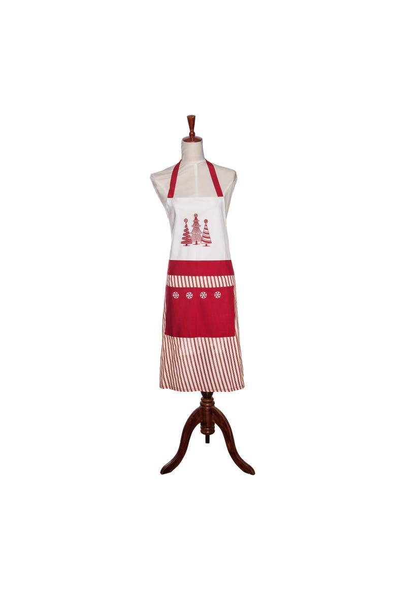 Peppermint Forest Women's Kitchen Apron, Main, color, Red