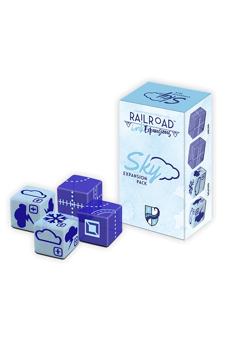 Railroad Ink, Sky Expansion Pack For Railroad Ink Games, Alternate, color, Multicolored
