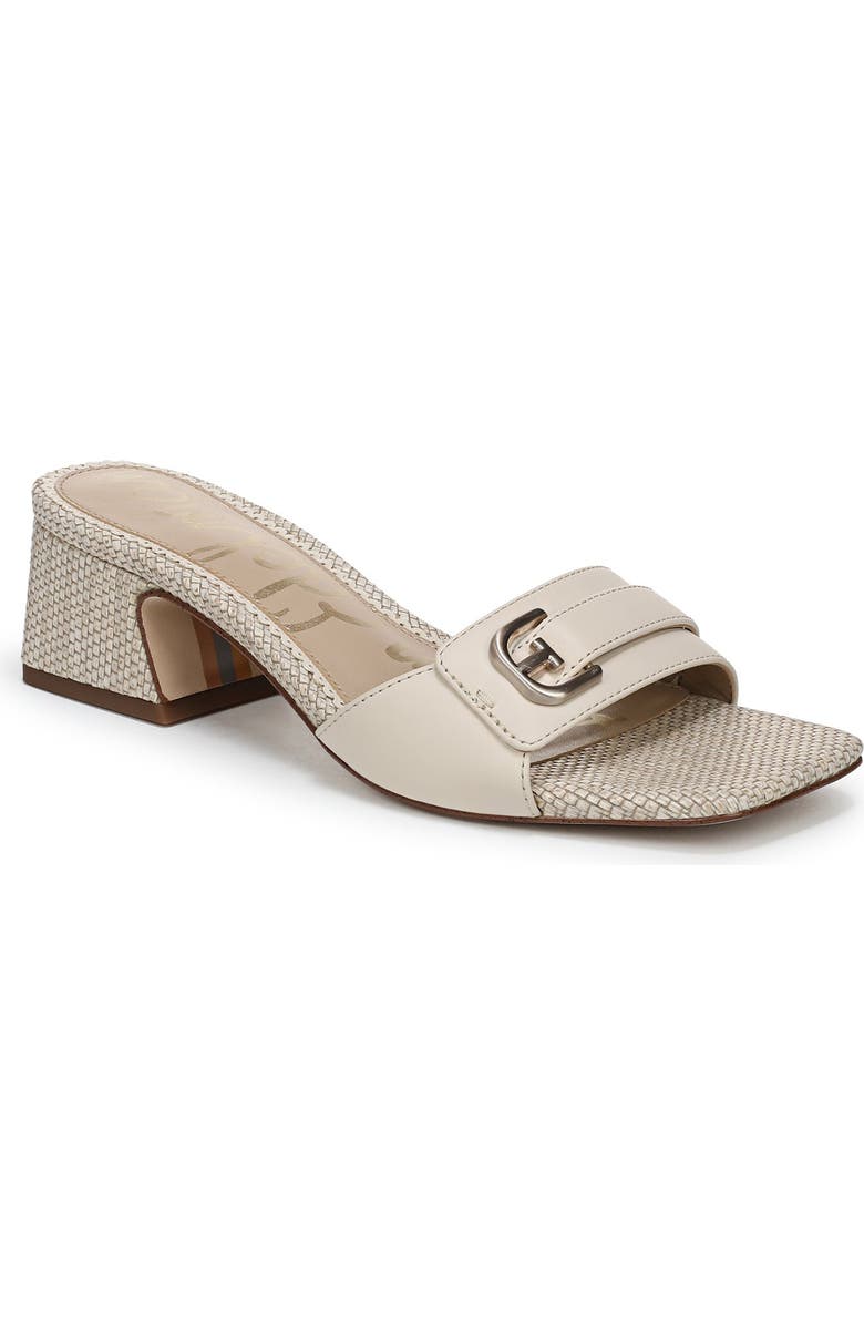 Sam Edelman Wilma Block Heel Slide Sandal, Main, color, Modern Ivory