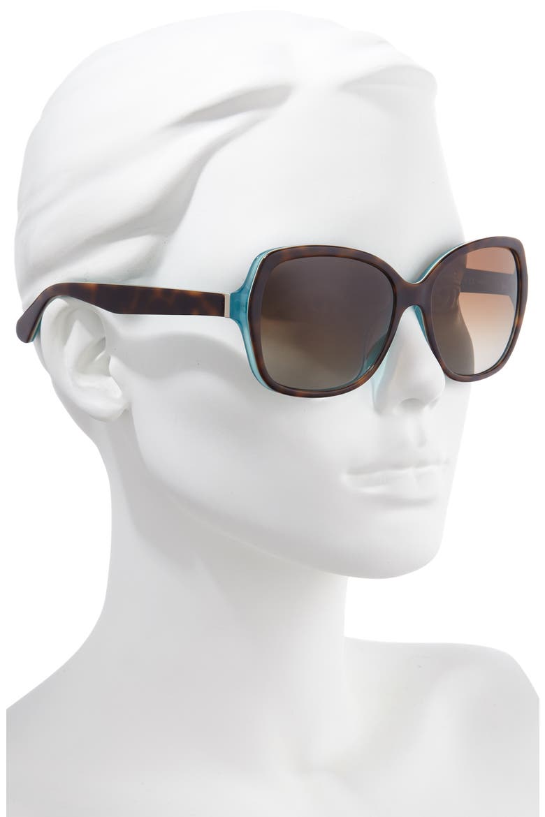 karalyns 56mm polarized sunglasses, Alternate, color, HAVANA/ MINT