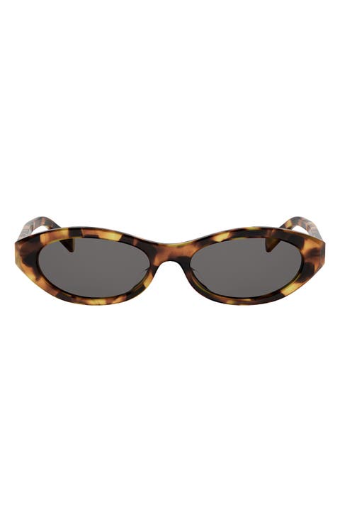 Triomphe Mini 54mm Oval Sunglasses