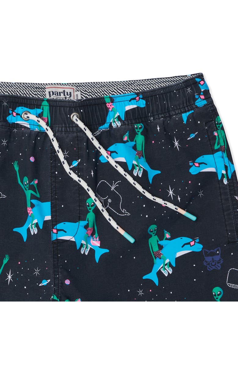Party Pants Nice Dreams Swim Trunks, Alternate, color, Black