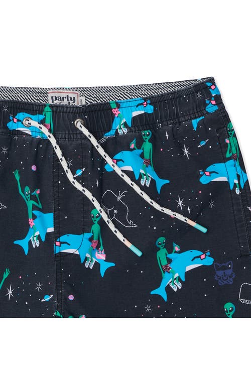 Party Pants Nice Dreams Swim Trunks In Black