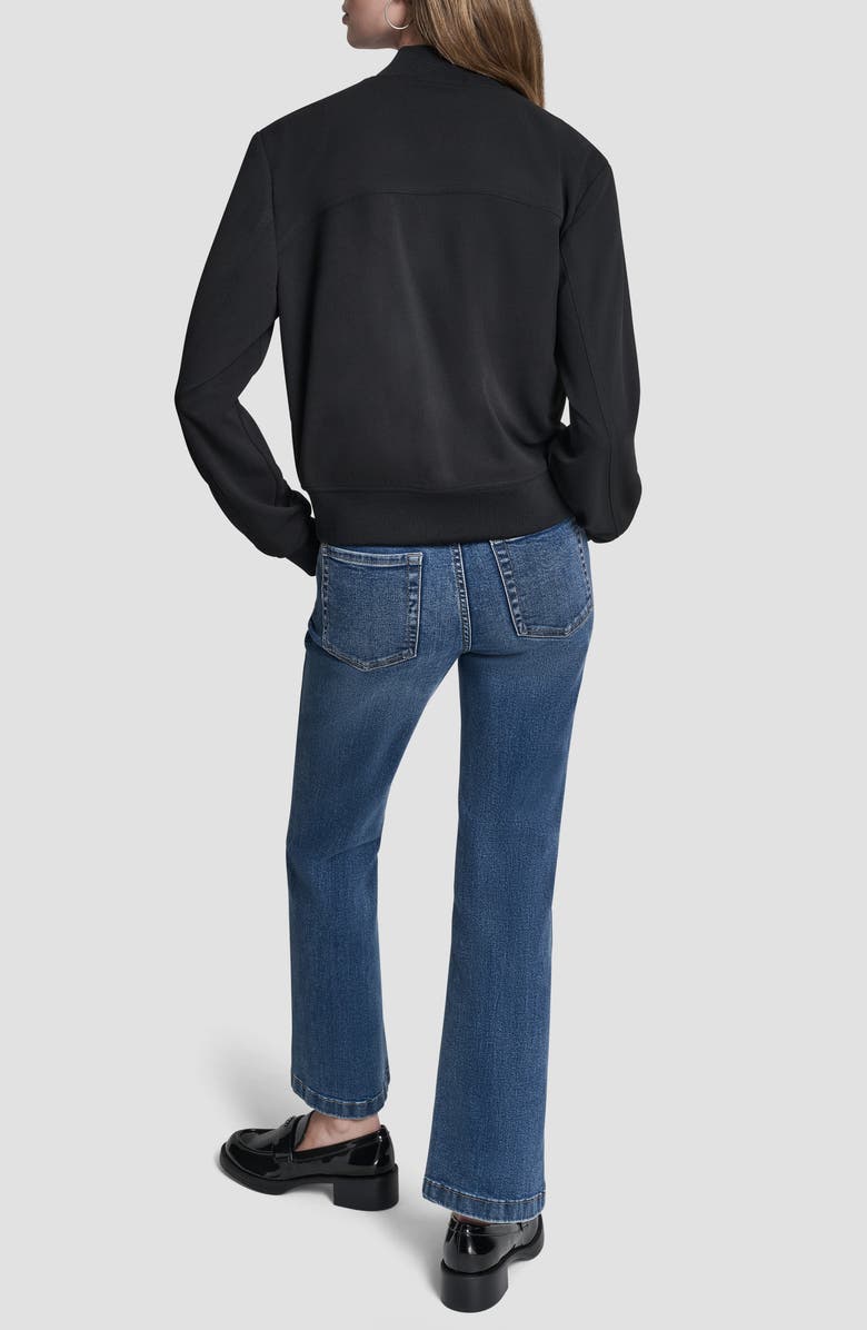 DKNY Scuba Bomber Jacket, Alternate, color, Black