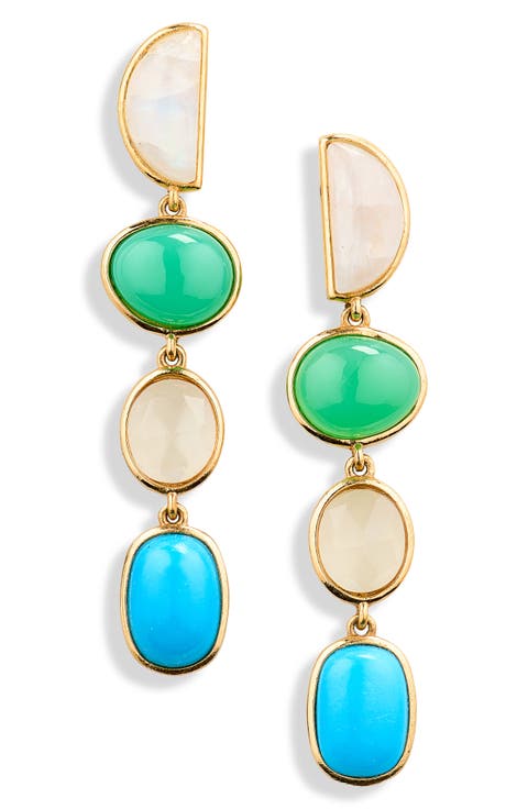 Cala Stone Drop Earrings