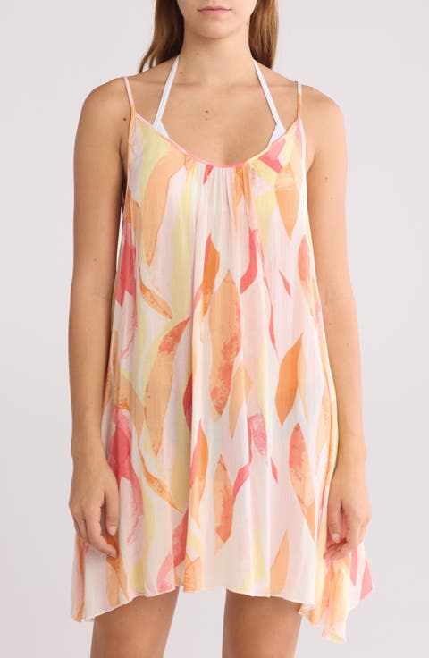 Printed Cover-Up Dress