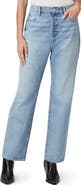 PAIGE Sawyer High Waist Straight Leg Jeans