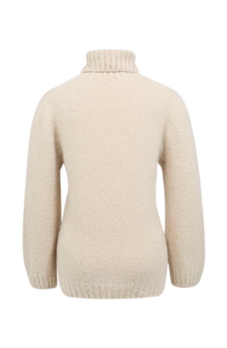 Celtic & Co. Alpaca Cott Slch Turtleneck Sweater, Alternate, color, Oatmeal