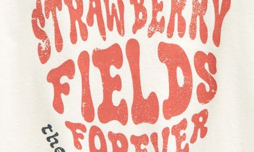 Shop Tucker + Tate Kids' Ruffle Sleeve T-shirt In White Snow Strawberry Fields