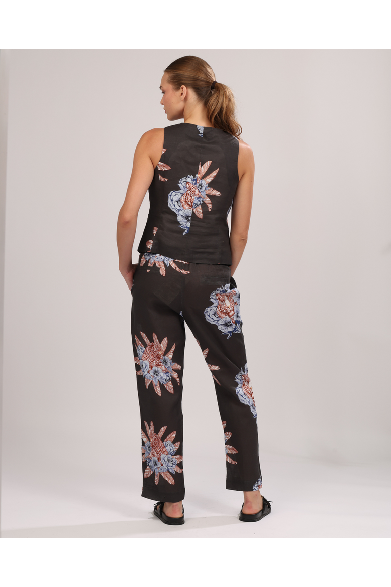 Vest Tiger Bloom, Alternate, color, Grey