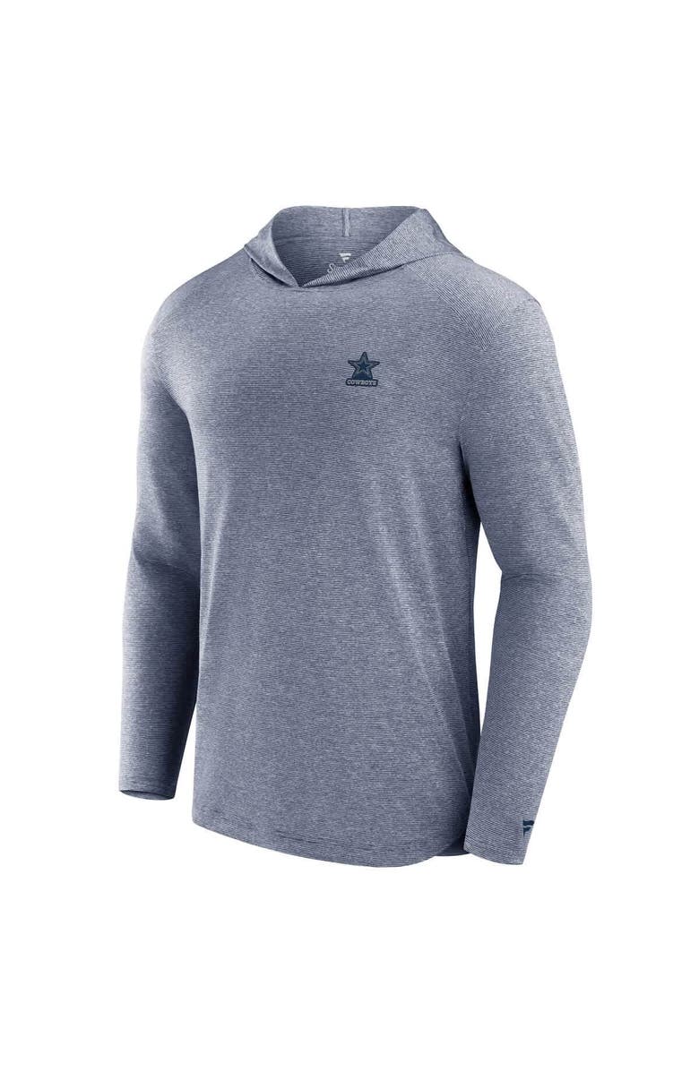 FANATICS Men's Fanatics Navy Dallas Cowboys Front Office Power Mono Long Sleeve Hoodie T-Shirt, Alternate, color, Navy