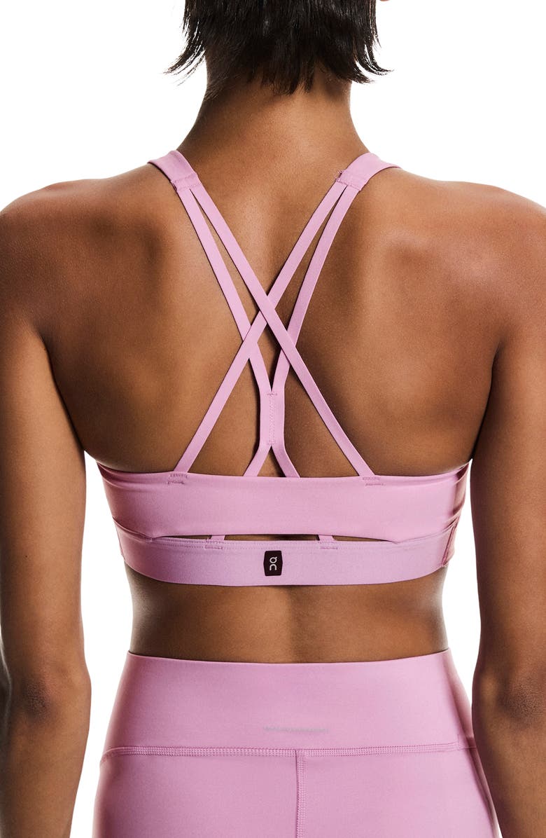 On Studio Sports Bra, Alternate, color, Sakura