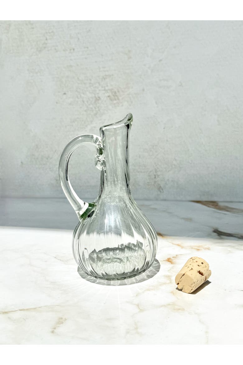Handblown Glass Cruet, Alternate, color, Clear