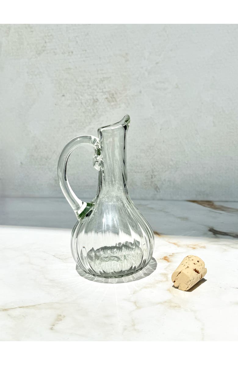 Villa Lua Home Handblown Glass Cruet, Alternate, color, Clear