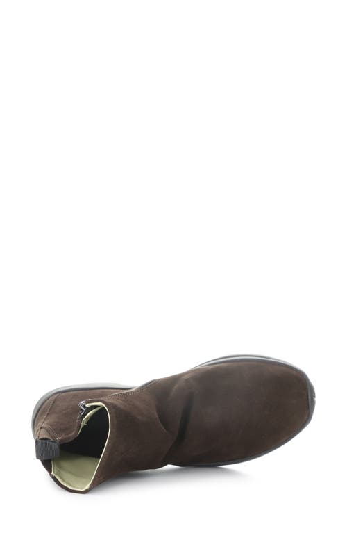Fly London Platform Wedge Bootie In Brown