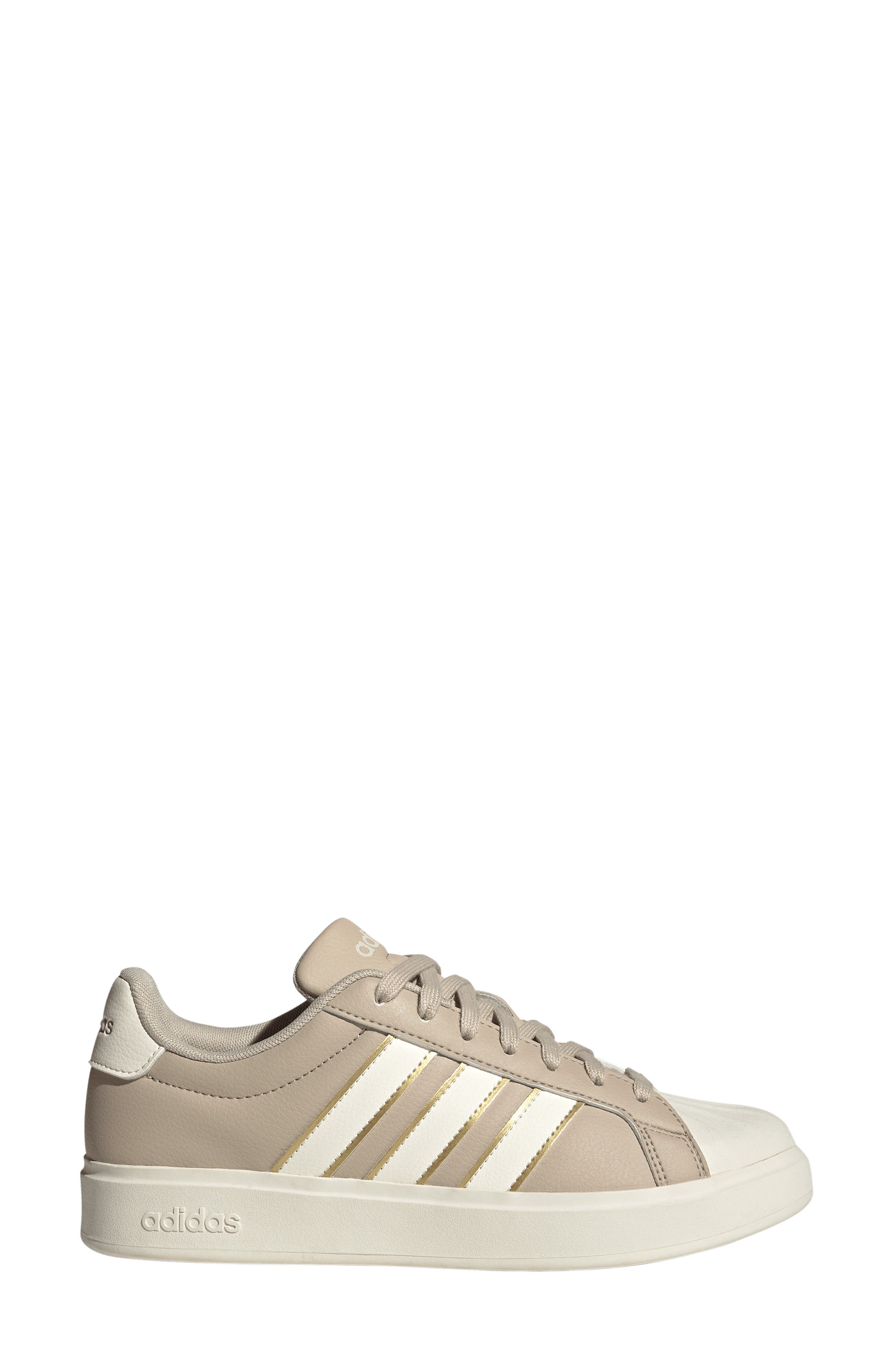 Streettalk Sneaker, Alternate, color, BEIGE/ OFF WHITE/ GOLD MET.