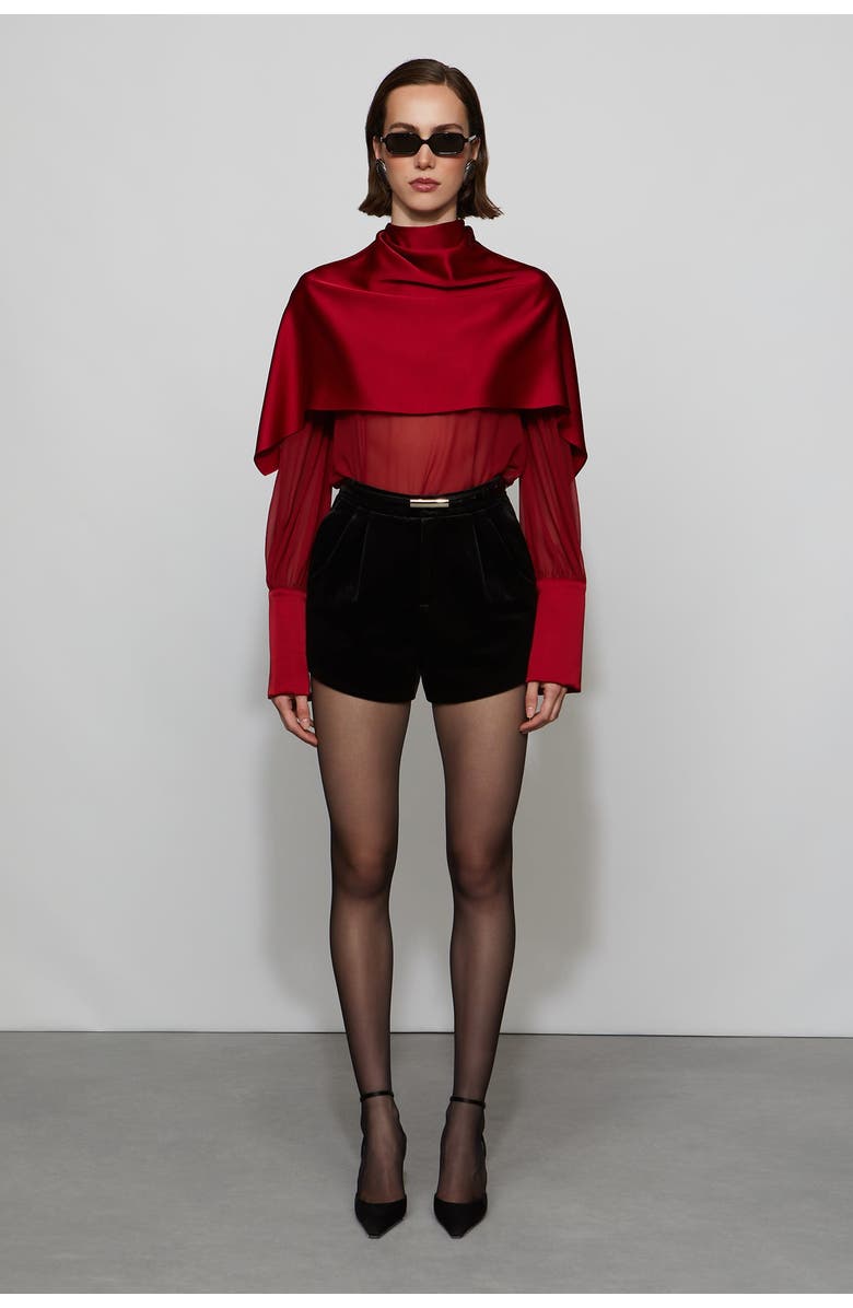 Et Ochs Aurelia Top, Main, color, Lipstick Red