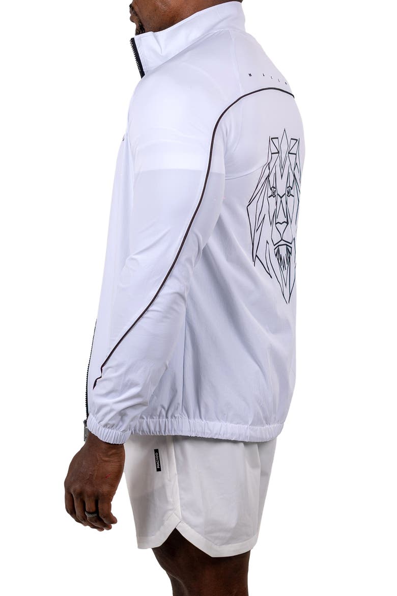 Performance Full Zip Athletic Jacket, Alternate, color, WHITE