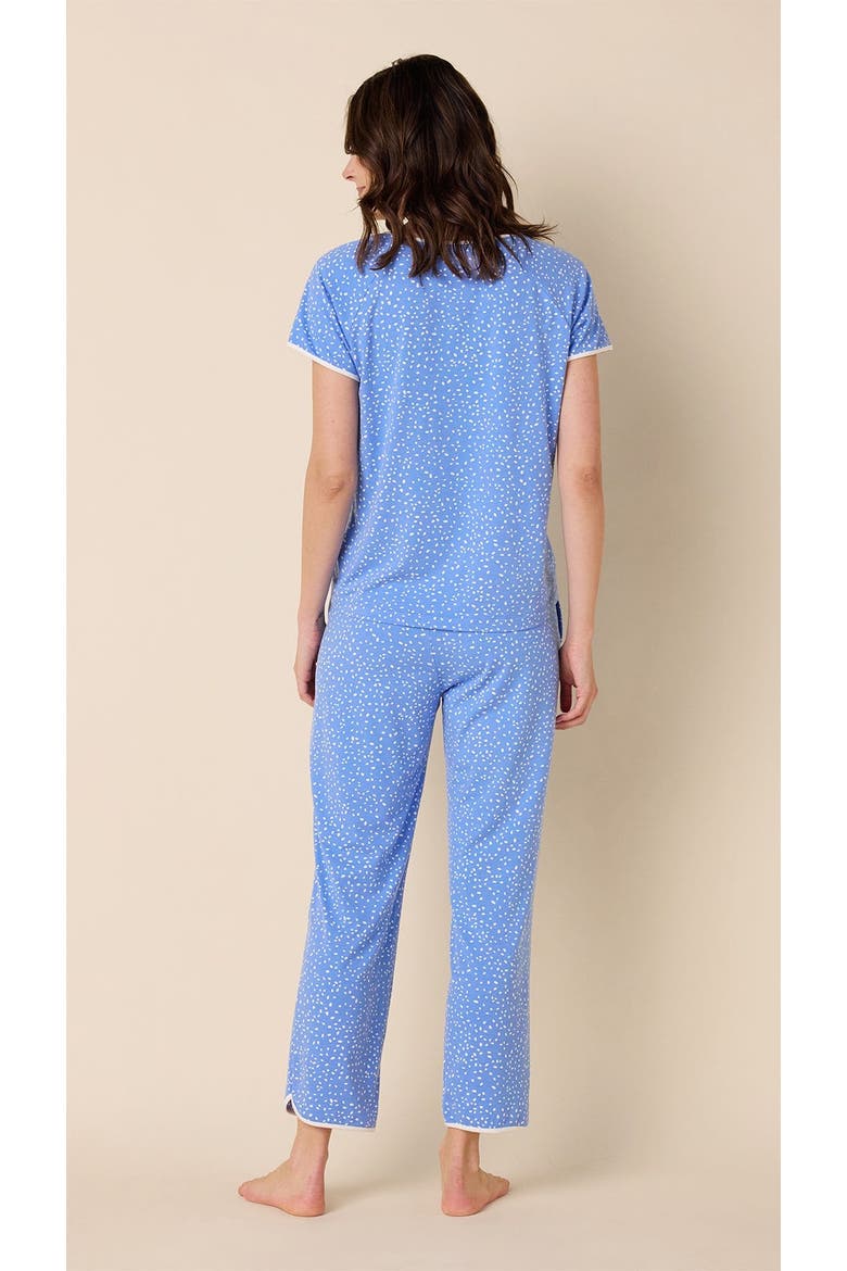 Pima Knit Short Sleeved Simple Set Stripes Dots, Alternate, color, Confetti Dot Provence