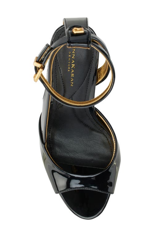 Donna Karan New York Somerset Ankle Strap Sandal In Black