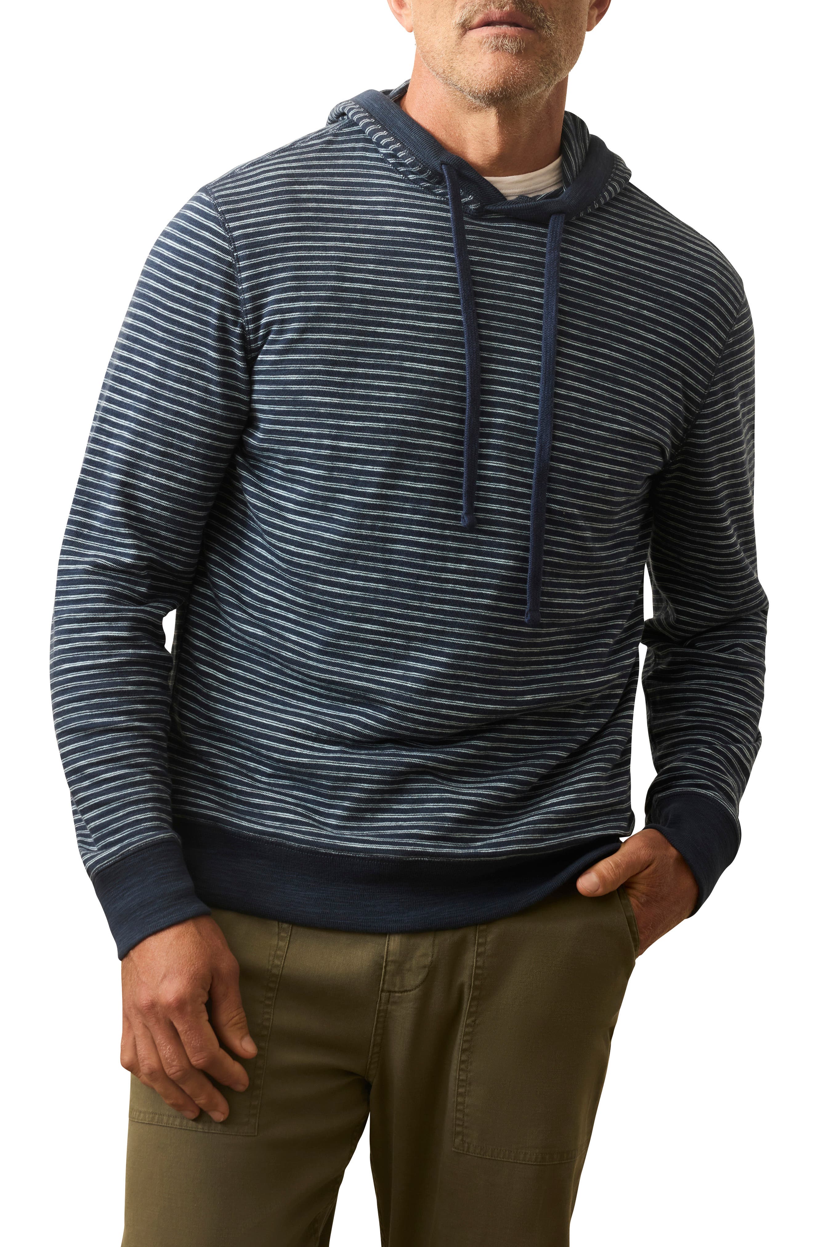 Faherty Slub Cotton Hoodie