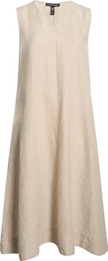 Eileen Fisher Sleeveless Linen Dress