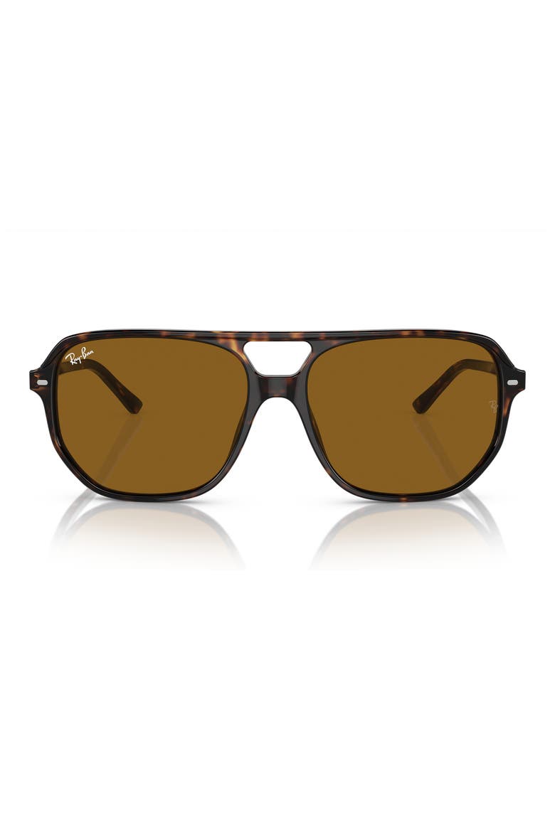 Bill One 60mm Square Sunglasses, Main, color, HAVANA