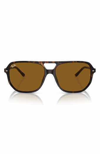Ray Ban Highstreet 60mm Polarized Flat Top Sunglasses Nordstrom
