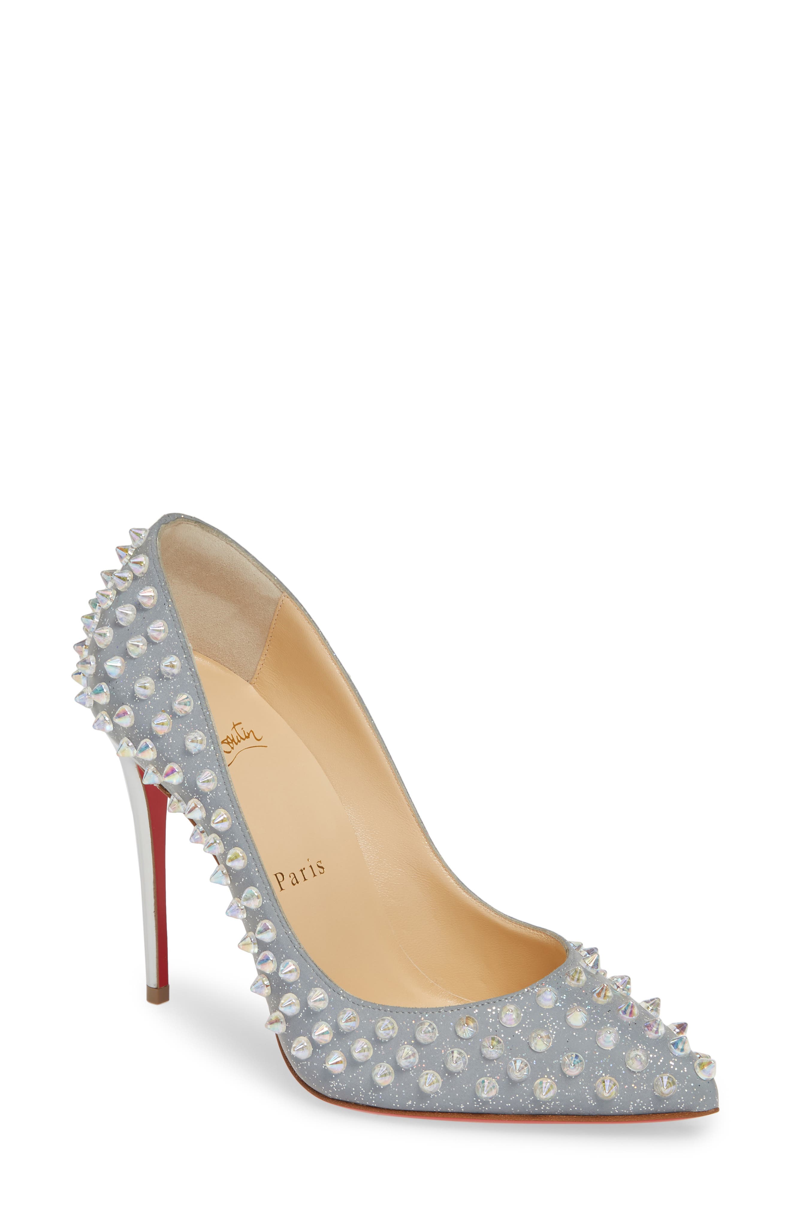 Christian Louboutin Follies Spike Pump, Main, color, 