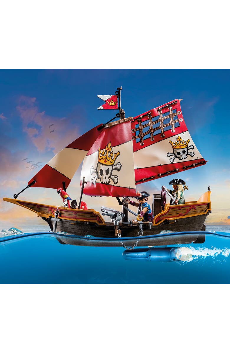 PLAYMOBIL Pirate Ship Playset, Alternate, color,