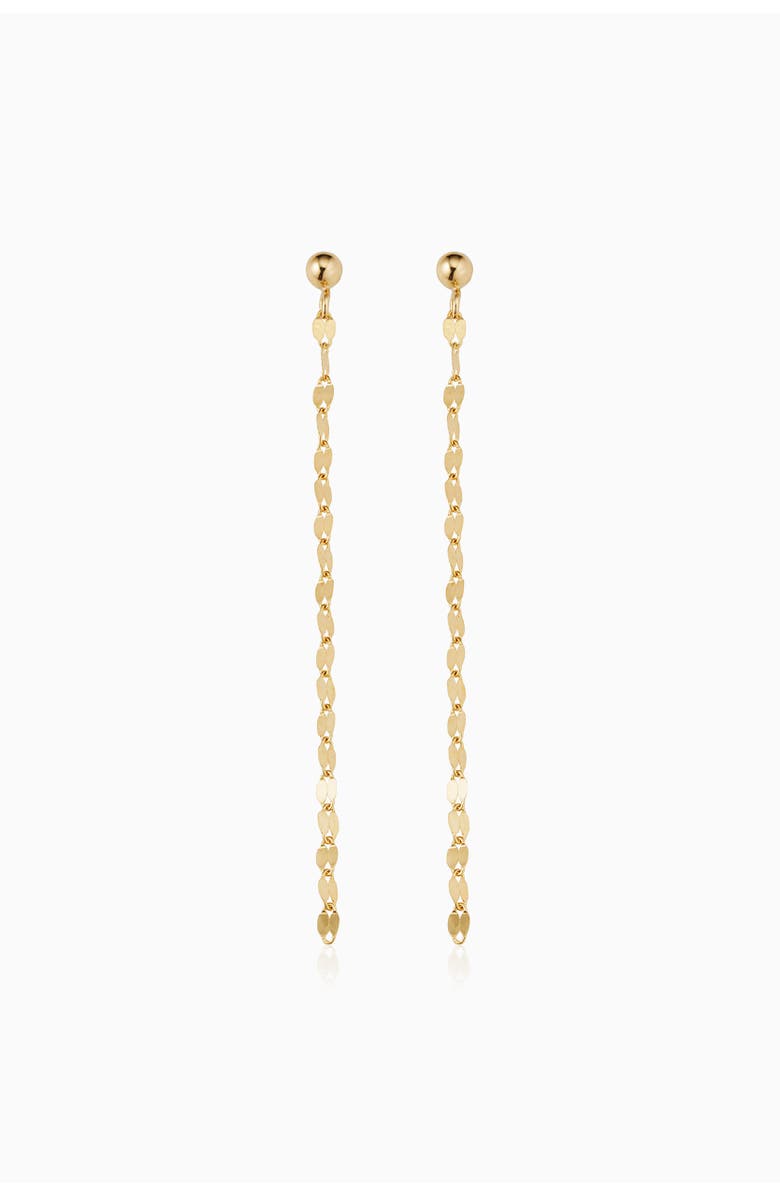 Oradina 14K Gold Cabaret Chain Duster Earrings, Alternate, color, 