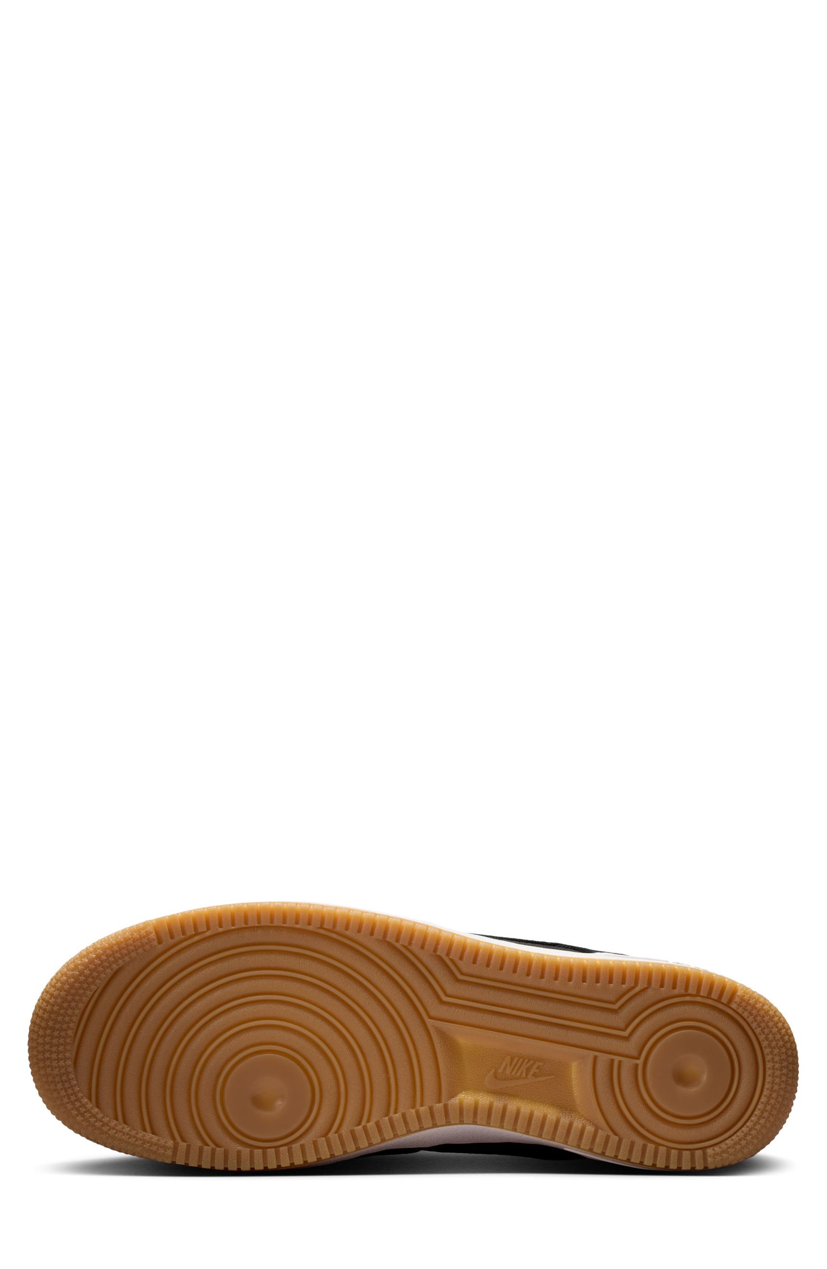 Nike Air Force 1 '07 LV8 Denim Basketball Sneaker, Alternate, color, Black/Black