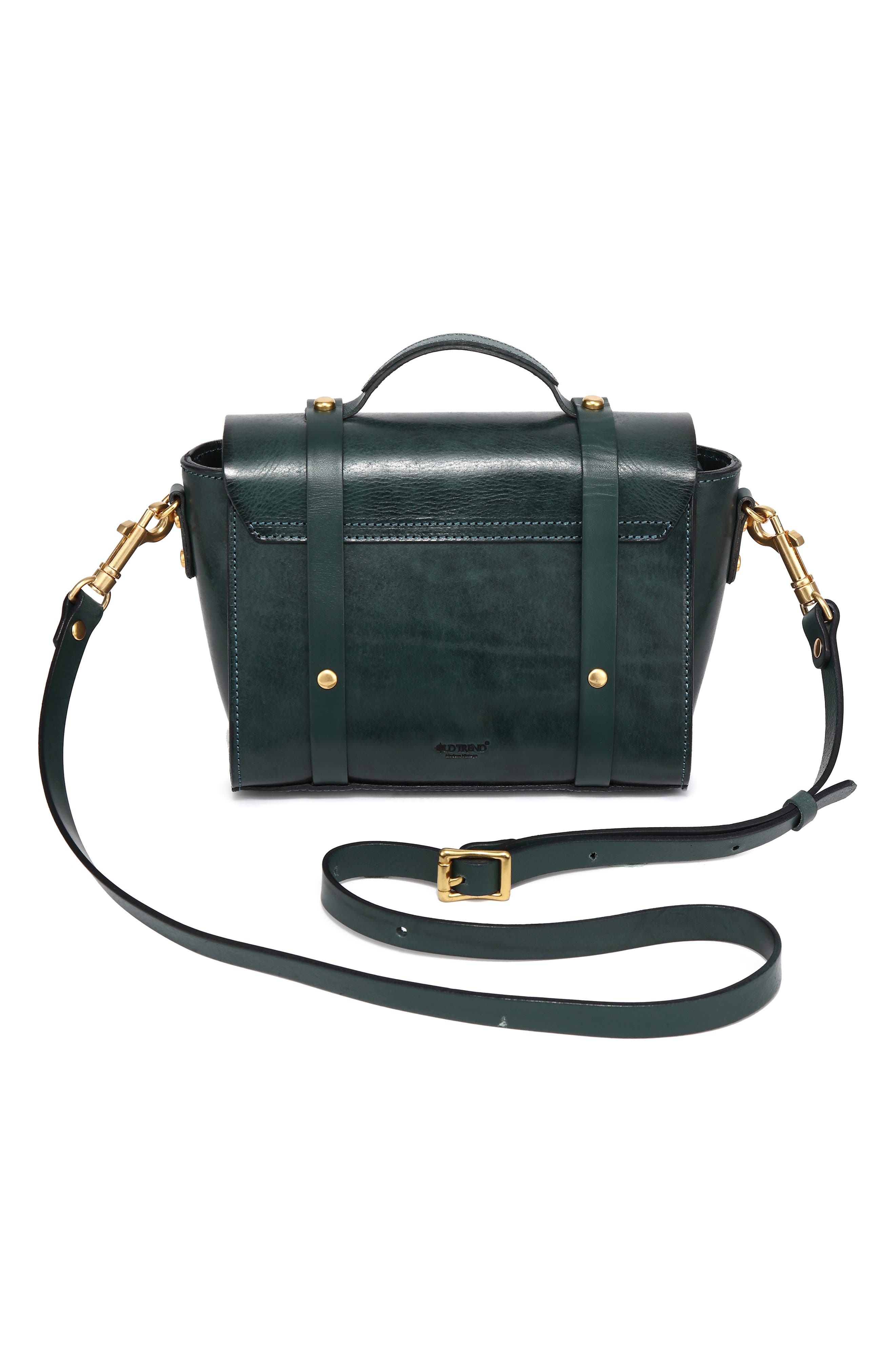 Ficus Leather Mini Satchel, Alternate, color, TEAL