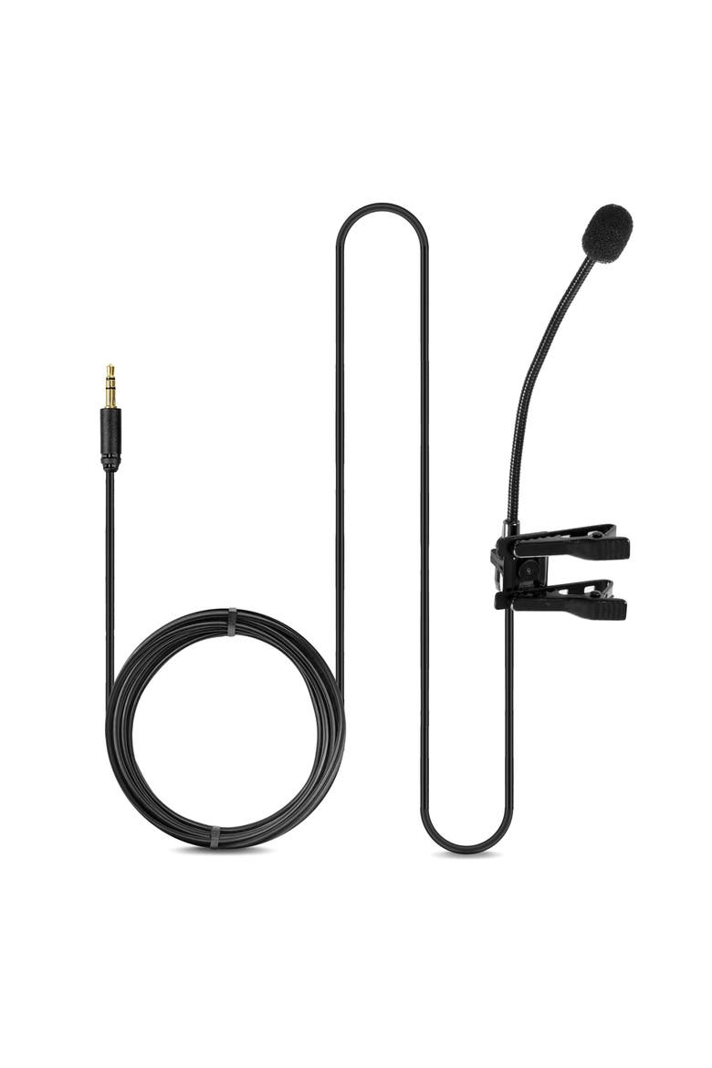 ACM400 Flexible Gooseneck Omnidirectional Microphone for Motovlogging, Main, color, Black