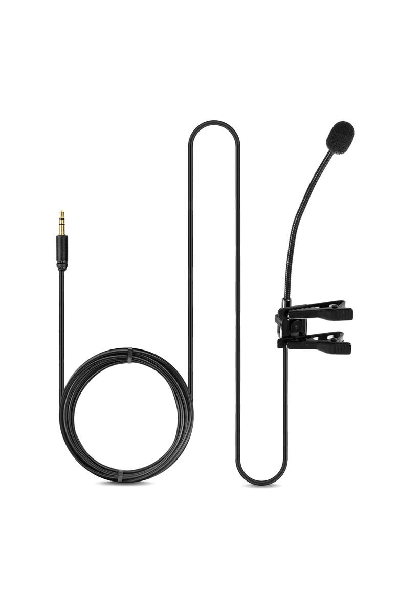 MOVO ACM400 Flexible Gooseneck Omnidirectional Microphone for Motovlogging, Main, color, Black