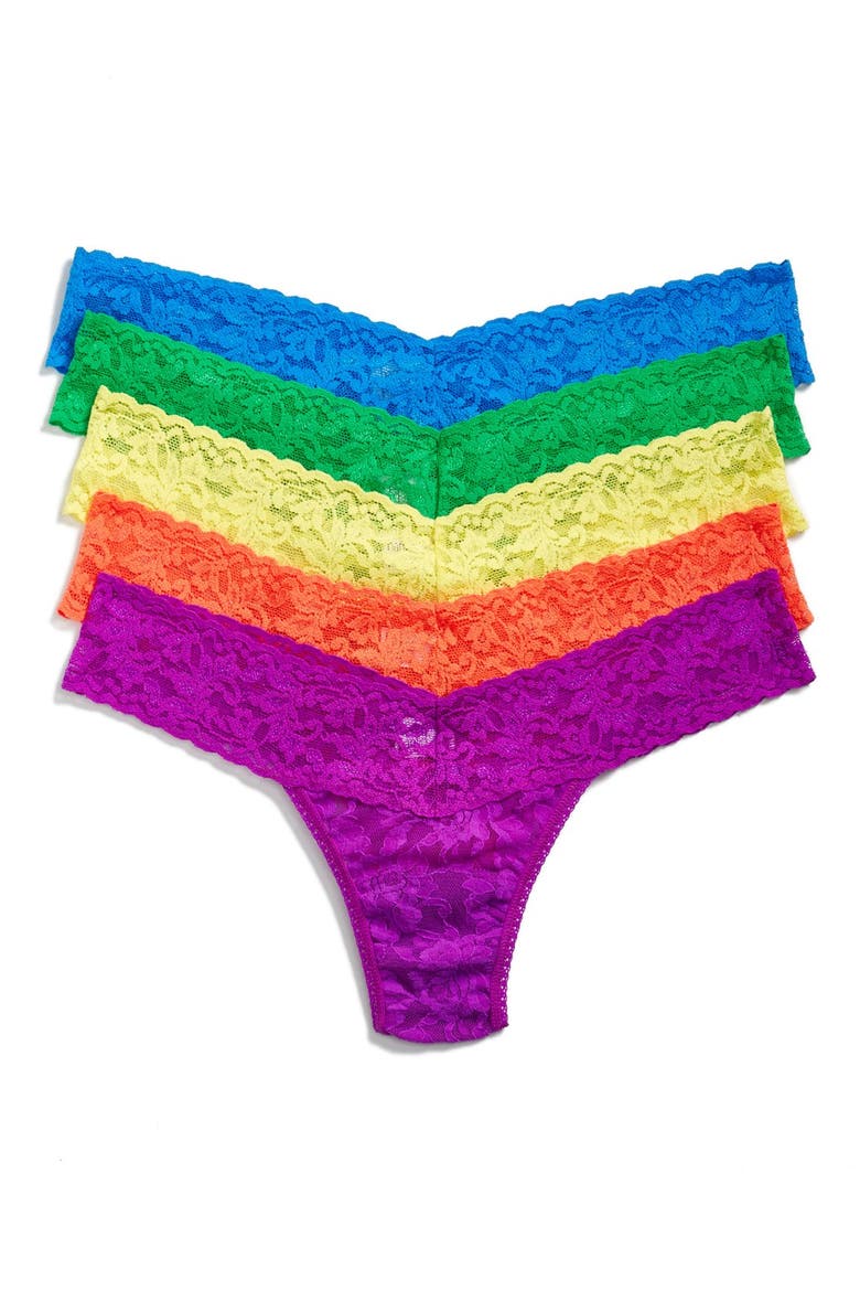 Low Rise Thongs (Nordstrom Exclusive), Alternate, color, DAYTONA