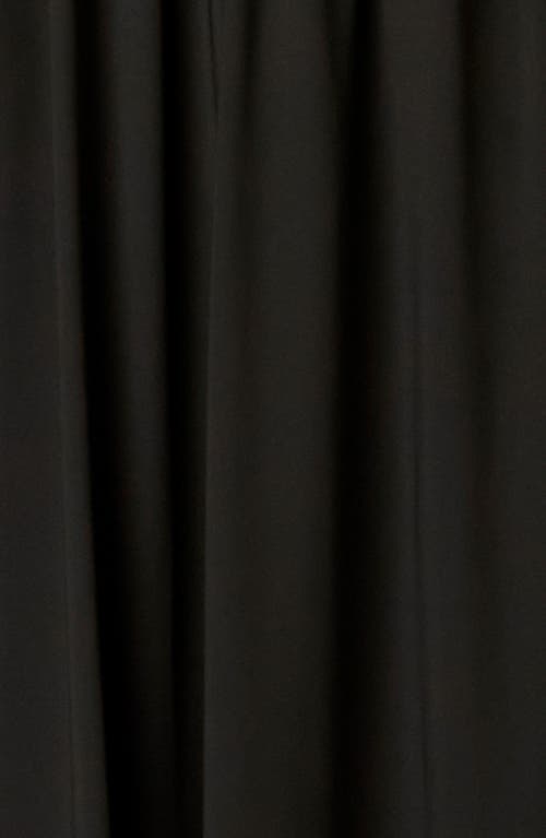Nia Santal Slinky Bandeau Midaxi Dress In Black