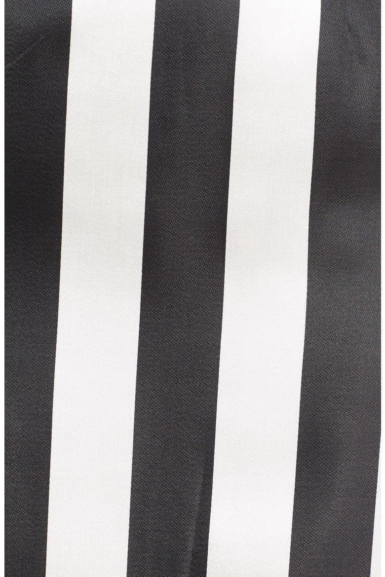 Stripe Pencil Skirt, Alternate, color, WHITE/ BLACK