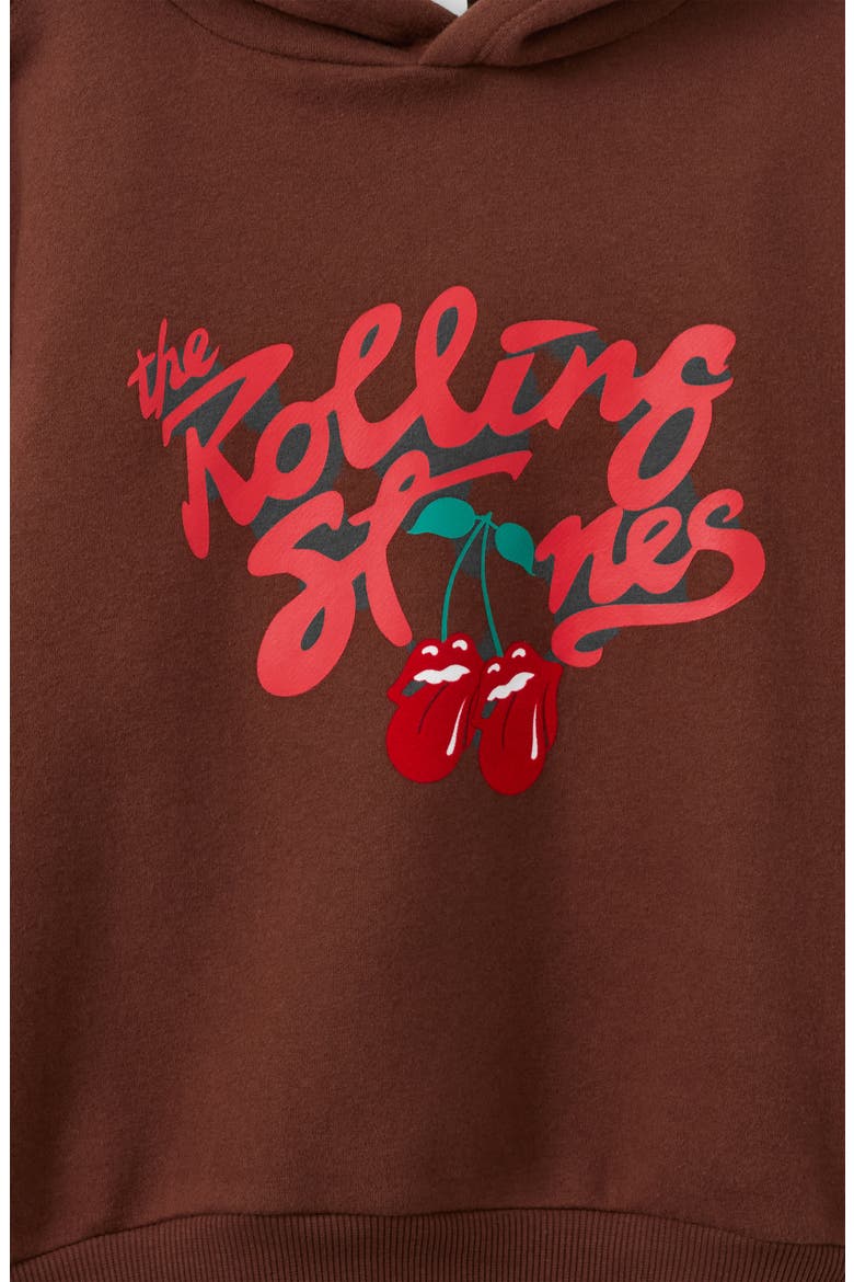Kid's License Sammy Oversized Hoodie, Alternate, color, Rocky Road Rolling Stones