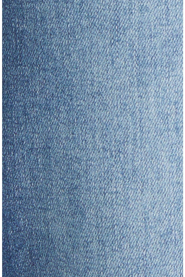 'Ab'Solution High Waist Ankle Crop Carpenter Jeans (Nordstrom Exclusive), Alternate, color, MID BLUE