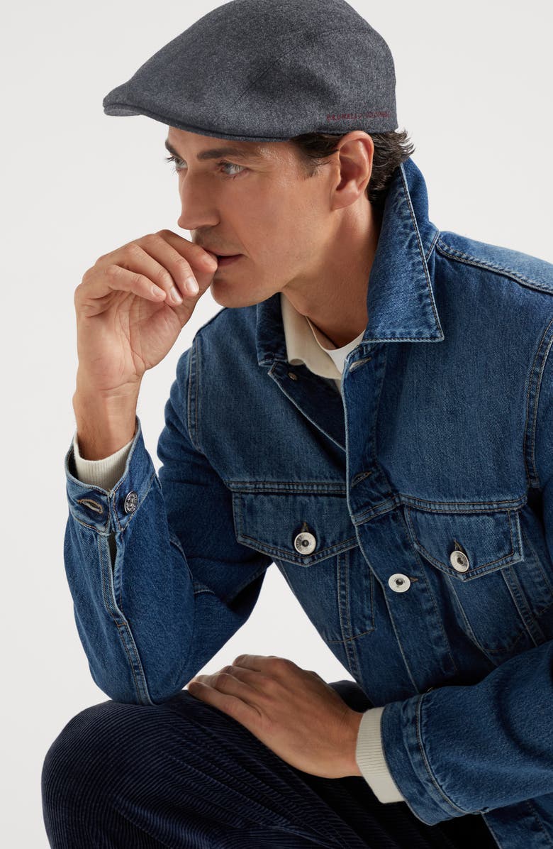 Brunello Cucinelli Flat cap, Alternate, color, 