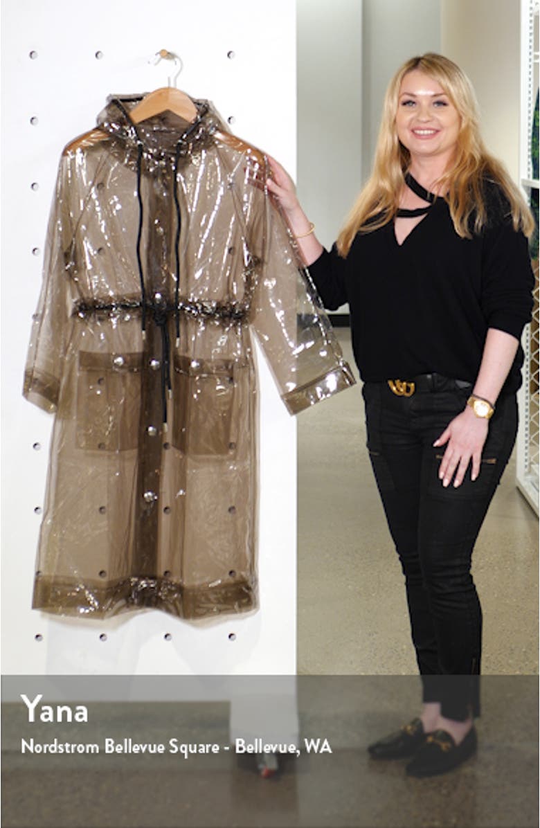 Hooded Transparent Raincoat, sales video thumbnail
